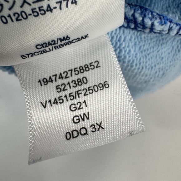 Lands End Sweatshirt Womens 3X Blue Quilt Pattern Pullover Serious Sweats - Picture 7 of 8